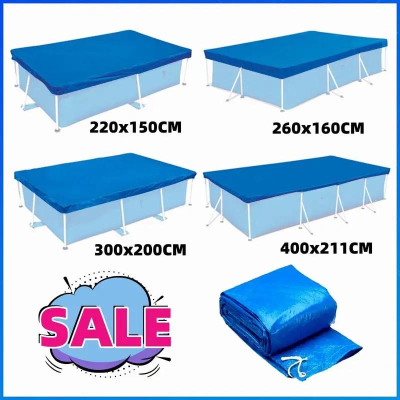 Couverture de piscine en tissu, cadre de piscine pour jardin, couverture de baignoire, anti-pluie, a
