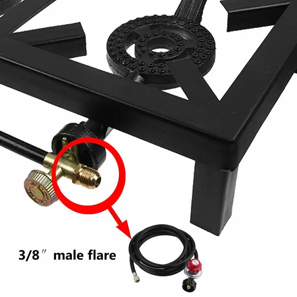 Réchaud de camp extérieur portable à double Eva, cuisinière à gaz propane, cuisinière à barbecue GPL