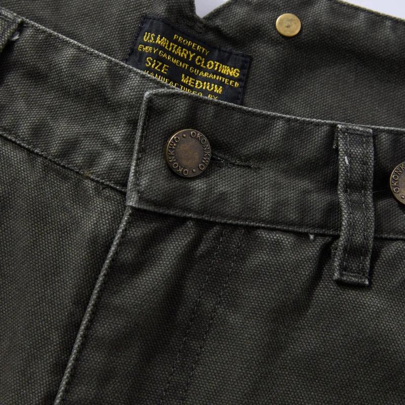 Pantalon de travail en toile haute densité YKK avec fermeture éclair, Legging large, pantalon Ami Ka