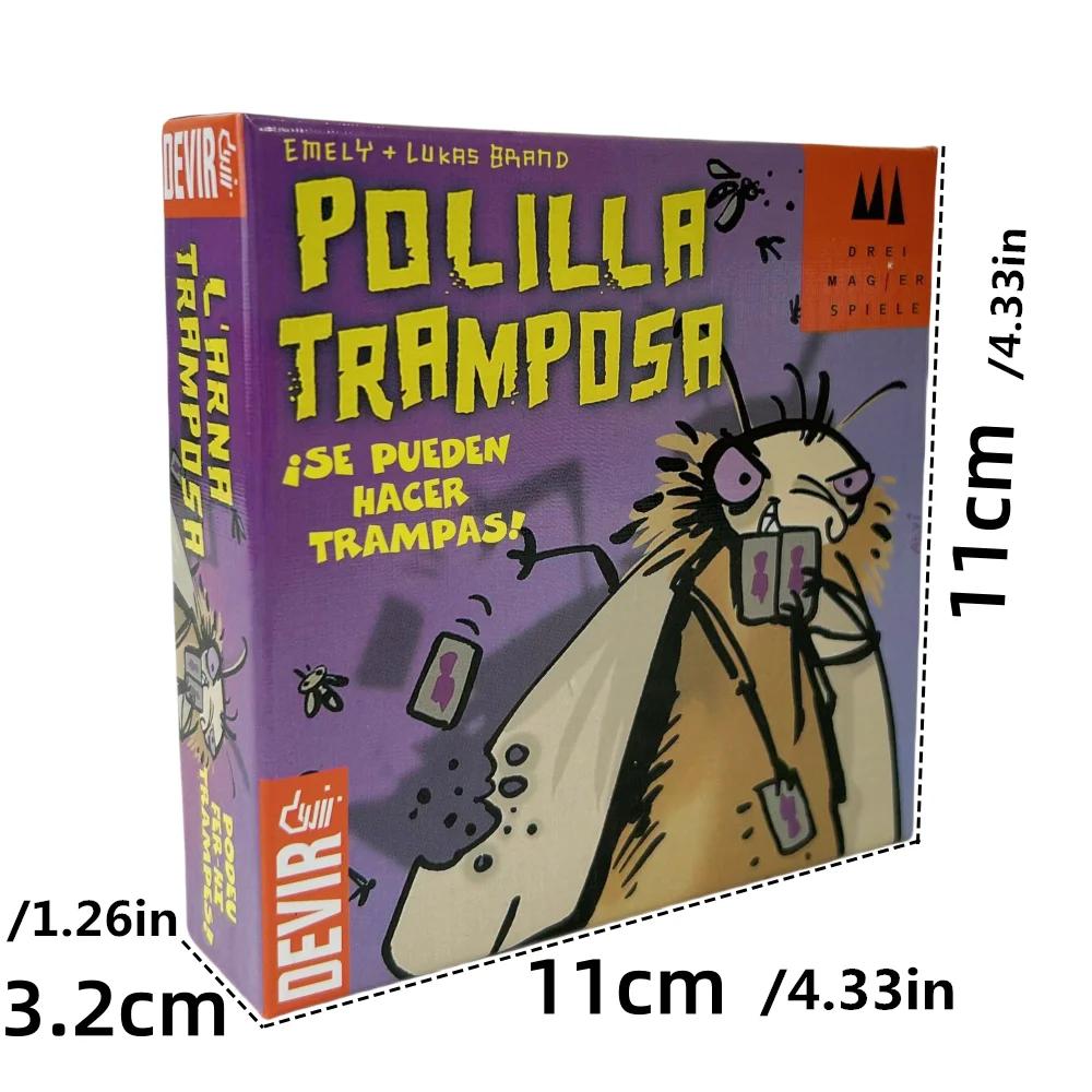 Mogel Motte Polilla Cards Jeu de société Devir-jeu fauve triche/Royal Xiaoqiang Cheating Moth Cards