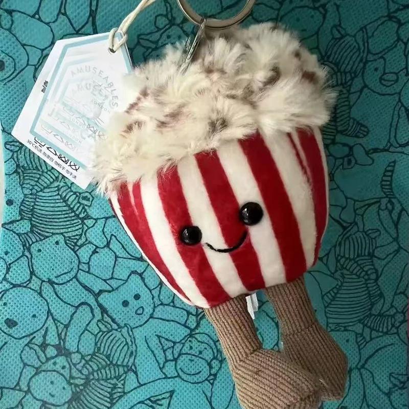 Nouveau jouet en peluche d'œuf de dessin animé, Expression de nourriture, pain grillé, poupée de pet