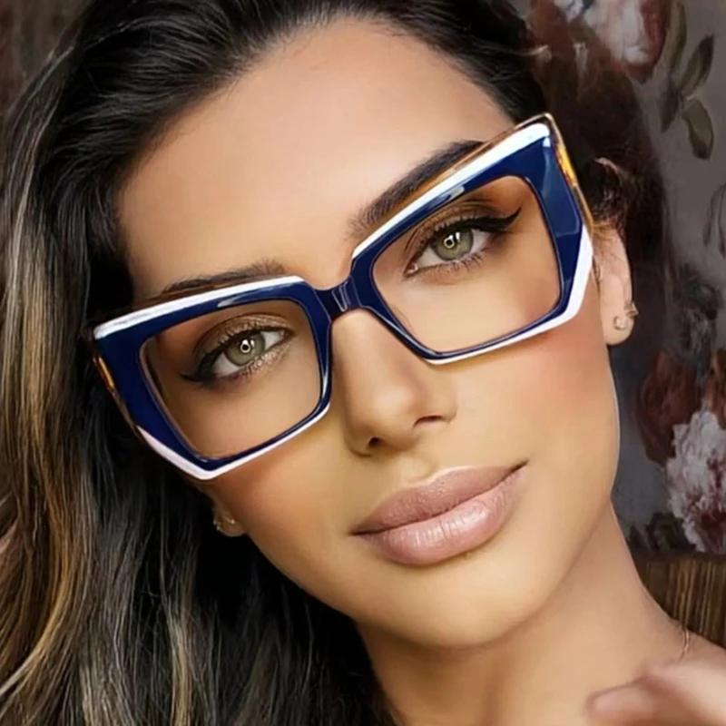Lunettes de lecture photochromiques pour femmes, Design de luxe polygonal à la mode, monture Anti-lu