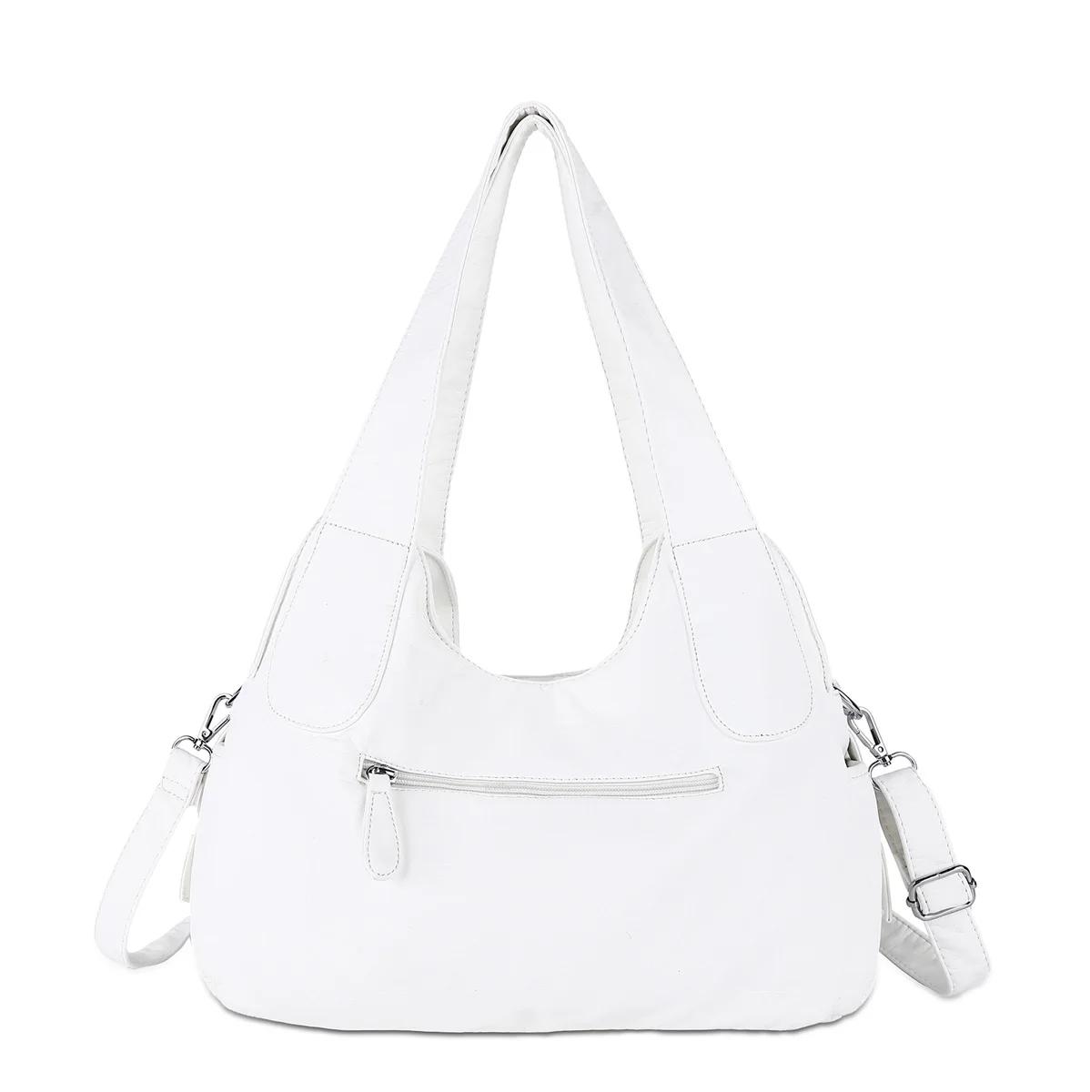 Sac à main polyvalent pour femme, sac à bandoulière noir tendance, sac à poignée supérieure, sacoche