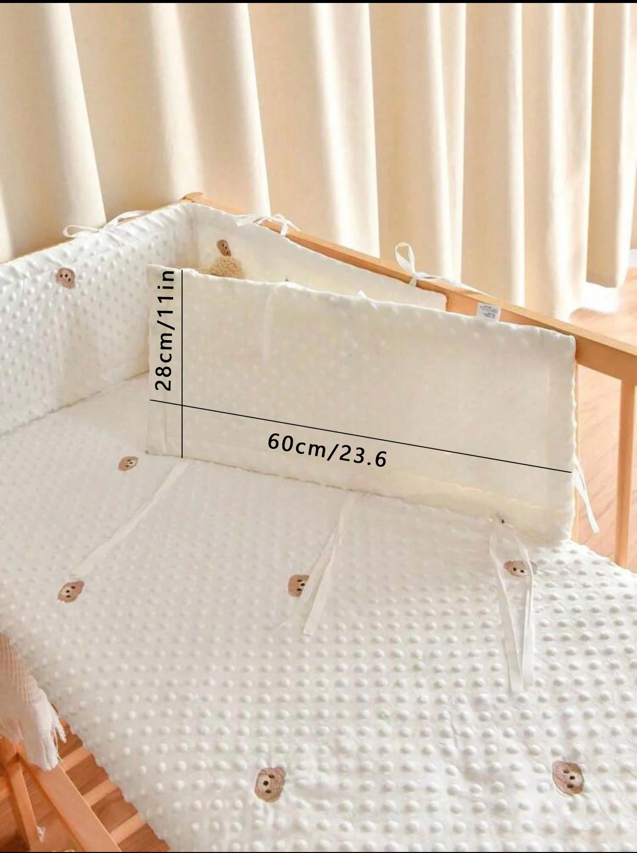 1 pièce de barrière de lit en peluche douce pour bébé, pare-chute anti-chute pour bébé et enfant ave