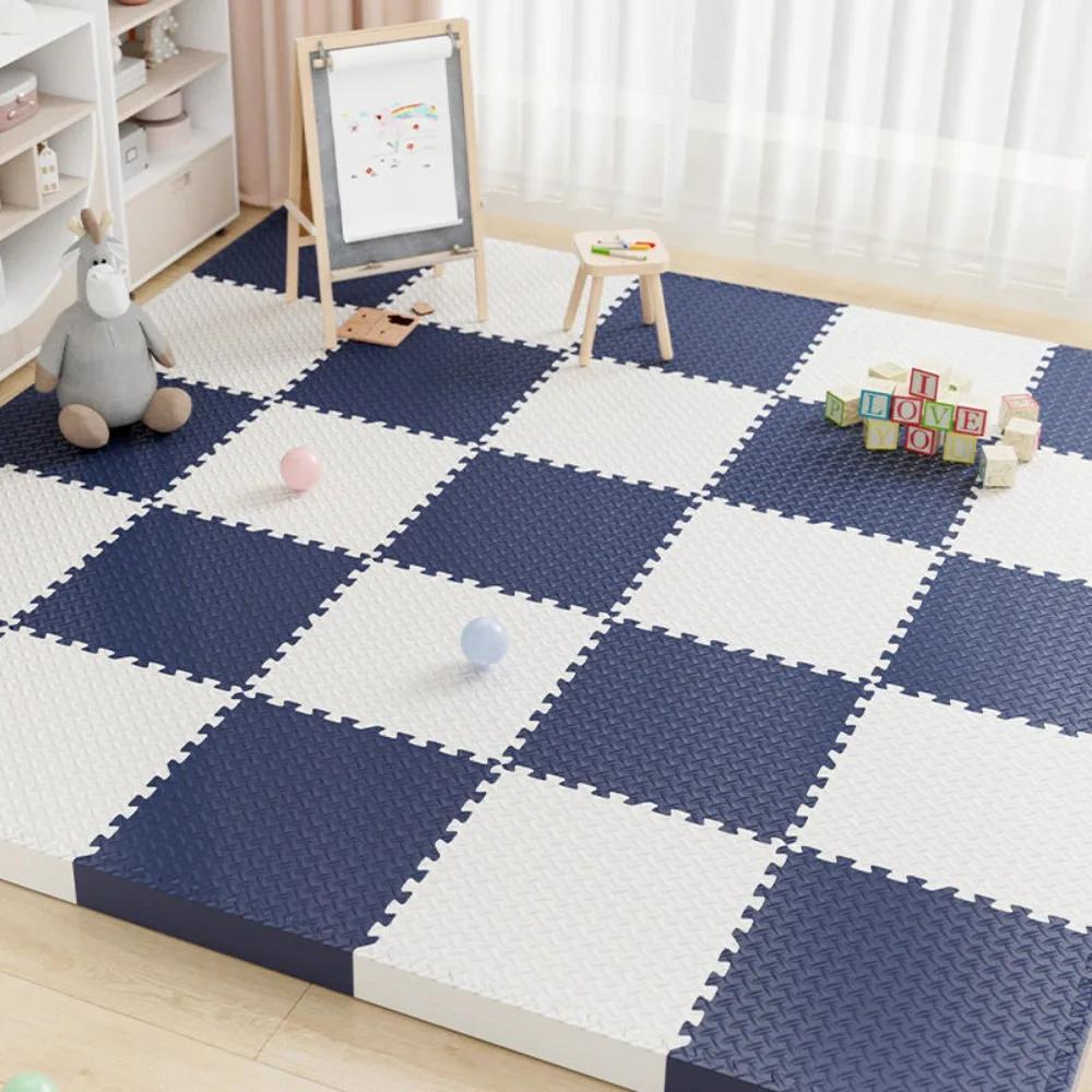 Tapis de jeu pour bébé épais de 2.5cm, antidérapant, résistant aux chutes, réutilisable, pour enfant
