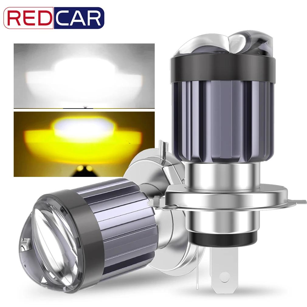 30000LM H4 BA20D H6 LED ampoule de phare de Moto Double lentille Fisheye CSP Moto LED lampe de Moto 