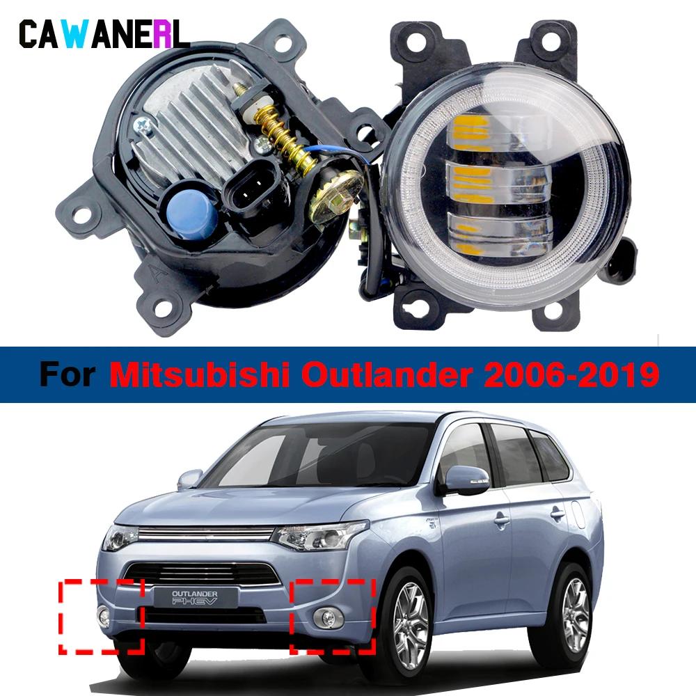 2X30W H11 Angel Eye LED antibrouillard pour Mitsubishi Outlander 2006-2019 voiture brouillard feux d