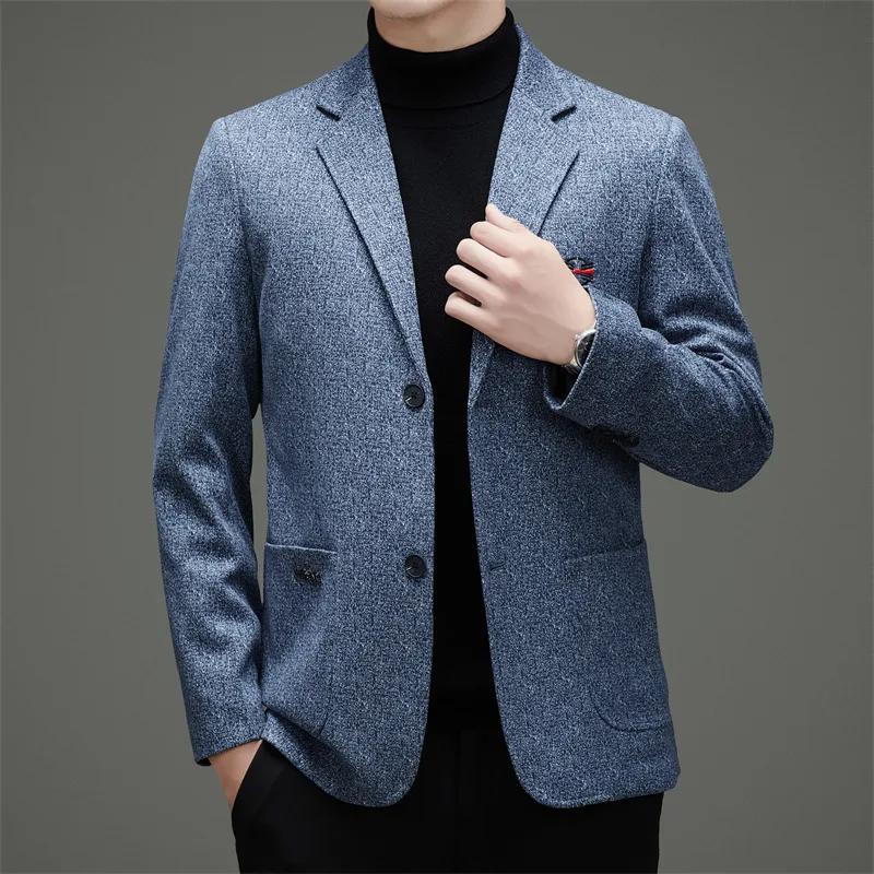 Nouvelle Collection Printemps 2026 – Veste de Costume Décontractée Brodé(e) à Double Boutonnage pour