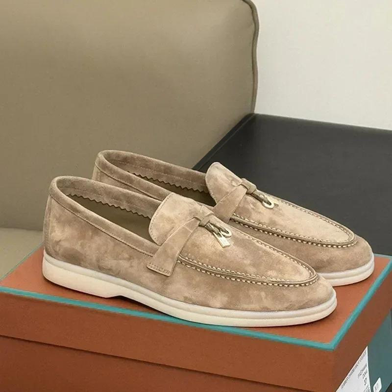 Fringed Metal Buckle Classic British Flat Shoes 2024 - European Export Quality Couple's Leisure Foot