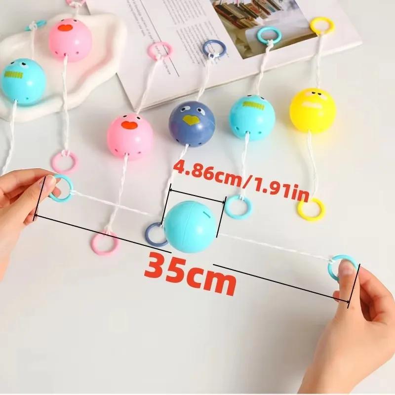 2 pièces, balle lumineuse à sifflet, jouet rotatif à roue à friction pour enfants, puzzle à tirer, j