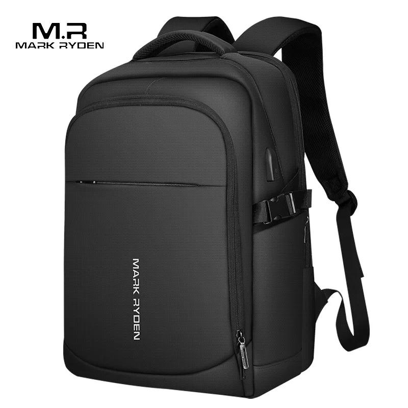 MARK RYDEN-sac à dos étanche pour hommes, 15.6 pouces, avec poches multicouches, chargement USB, pou