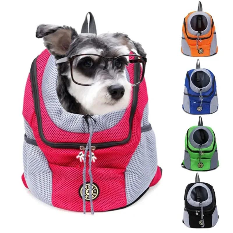 Nouveau sac à dos de voyage Portable à Double épaule sac de transport pour chien de compagnie en ple