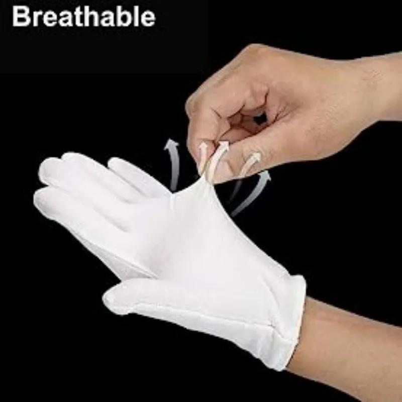 Gants de protection à haute élasticité pour protéger la peau, doublure, eczéma, dermatite, mitaines 