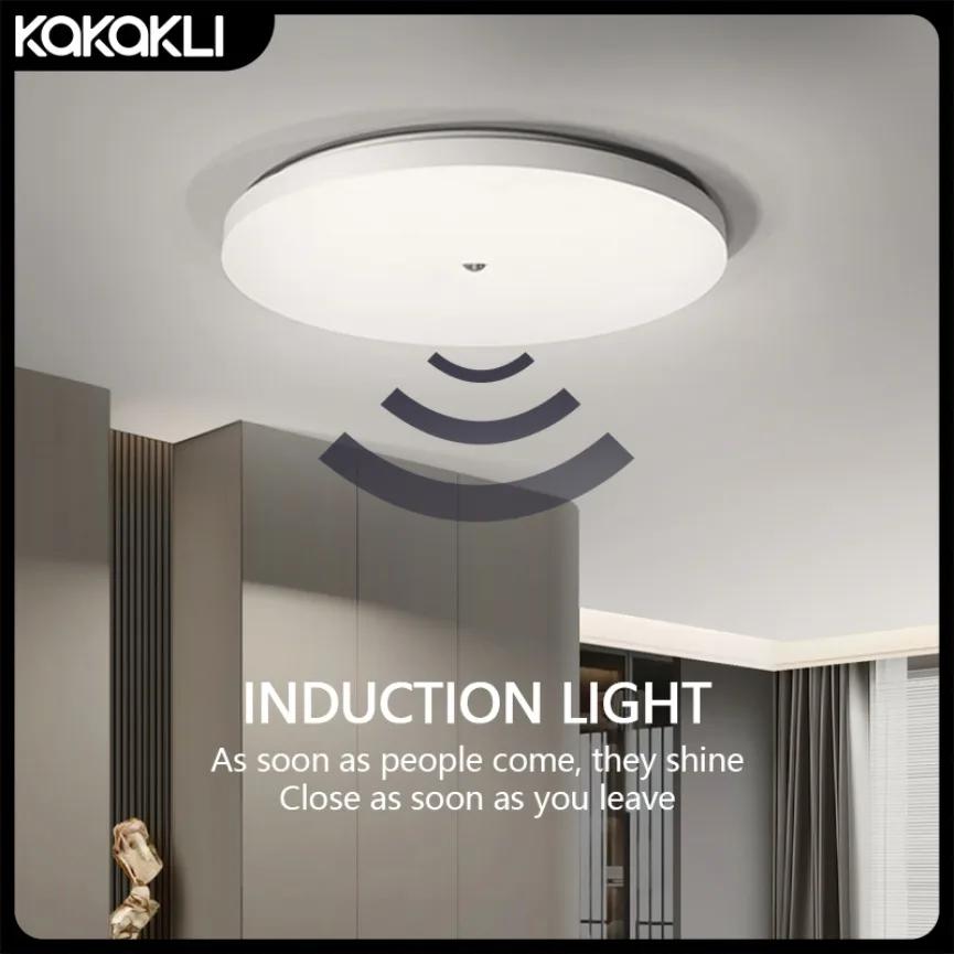 Détecteur de mouvement LED plafonnier humain infrarouge détection lumière porche couloir escalier ba