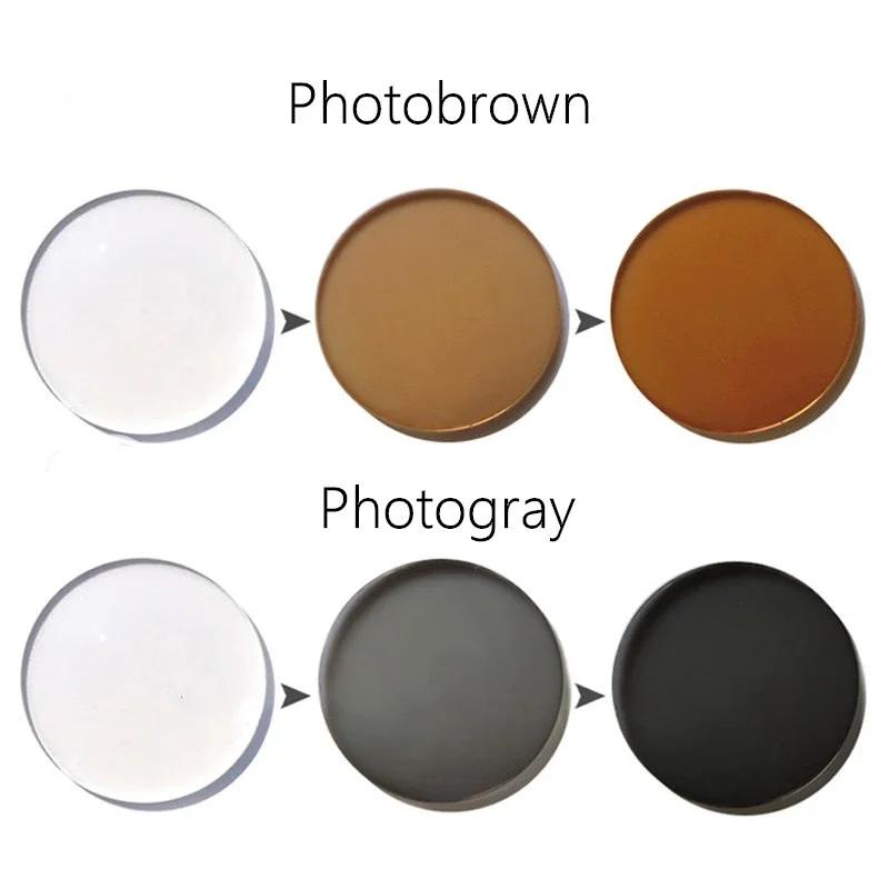 BLMUSA photochromique Anti lumière bleue série hypermétropie myopie lentille 1.56 1.61 1.67 1.74 Pre