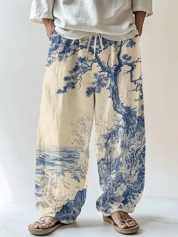 Nouvelle collection 2026 : T-shirt et pantalon de sport imprimés 3D à l'encre, motif paysage, éditio