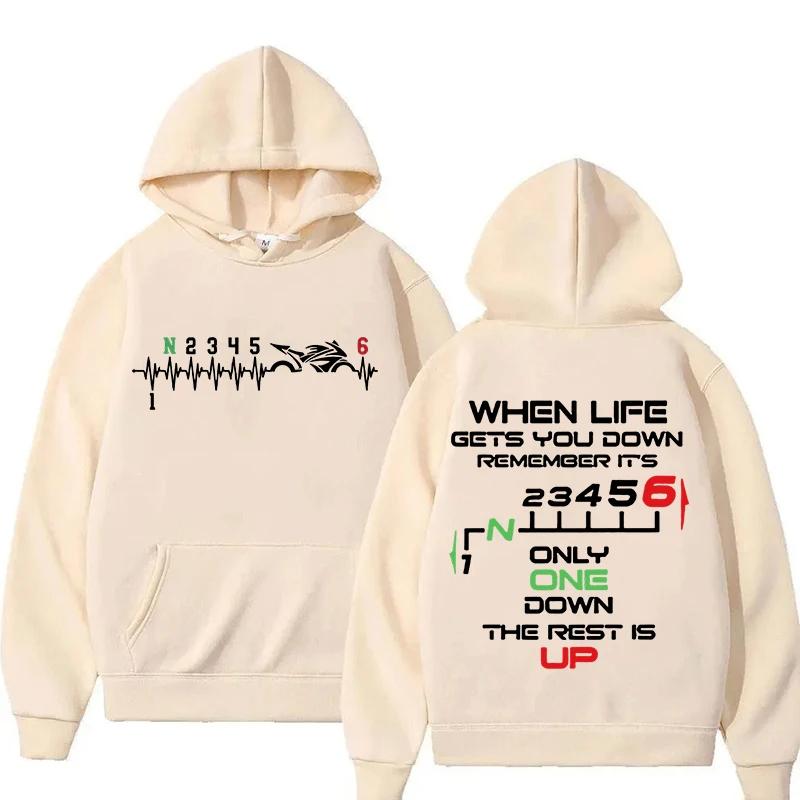 Nouveau sweat à capuche 1N23456 pour motards, motif battement de cœur, pour femmes et hommes, automn