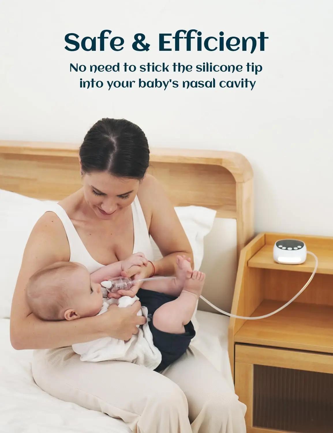 Aspirateur nasal électrique pour bébé, ventouse antarctique de qualité hospitalière avec 9 aspiratio