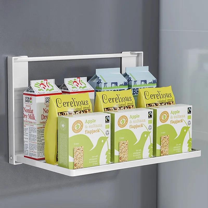 Étagère latérale magnétique en métal pour Machine à laver, gain de place, porte-vêtements pliant, sa