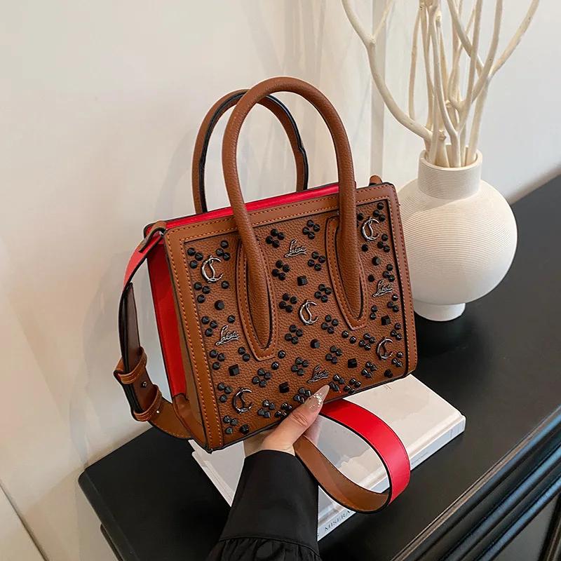 Sac fourre-tout rétro ajouré pour femme 2026, grand sac à bandoulière et à porter croisé de style eu