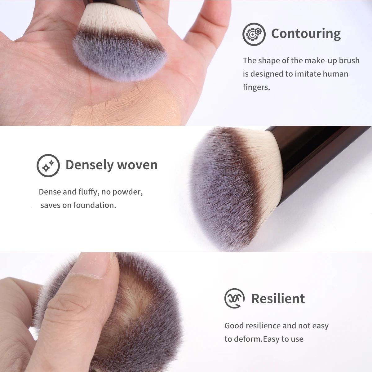 MAANGE Pro Kit de pinceaux de maquillage 20 pièces pinceaux avec sac de rangement double extrémité f
