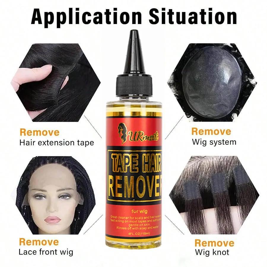 Dissolvant de Colle pour Perruques en Dentelle, Spray de Dissolvant pour Cheveux, Dissolvant de Rési