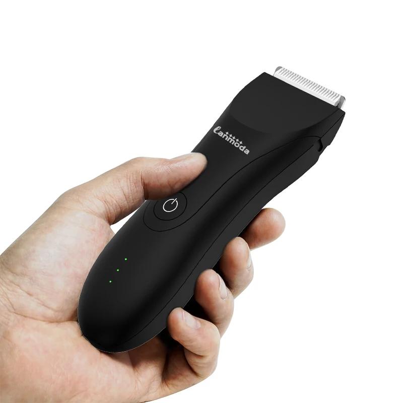 Tondeuse électrique pour hommes, corps pubien, sous la ceinture, Bikini, épilateur, étanche, Manscap