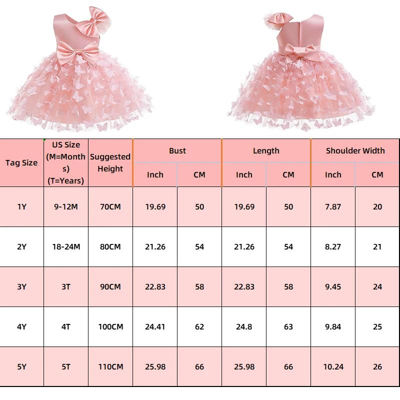 Robe de princesse d'anniversaire pour filles, vêtements pour enfants, tenues de fête Mickey Minnie M