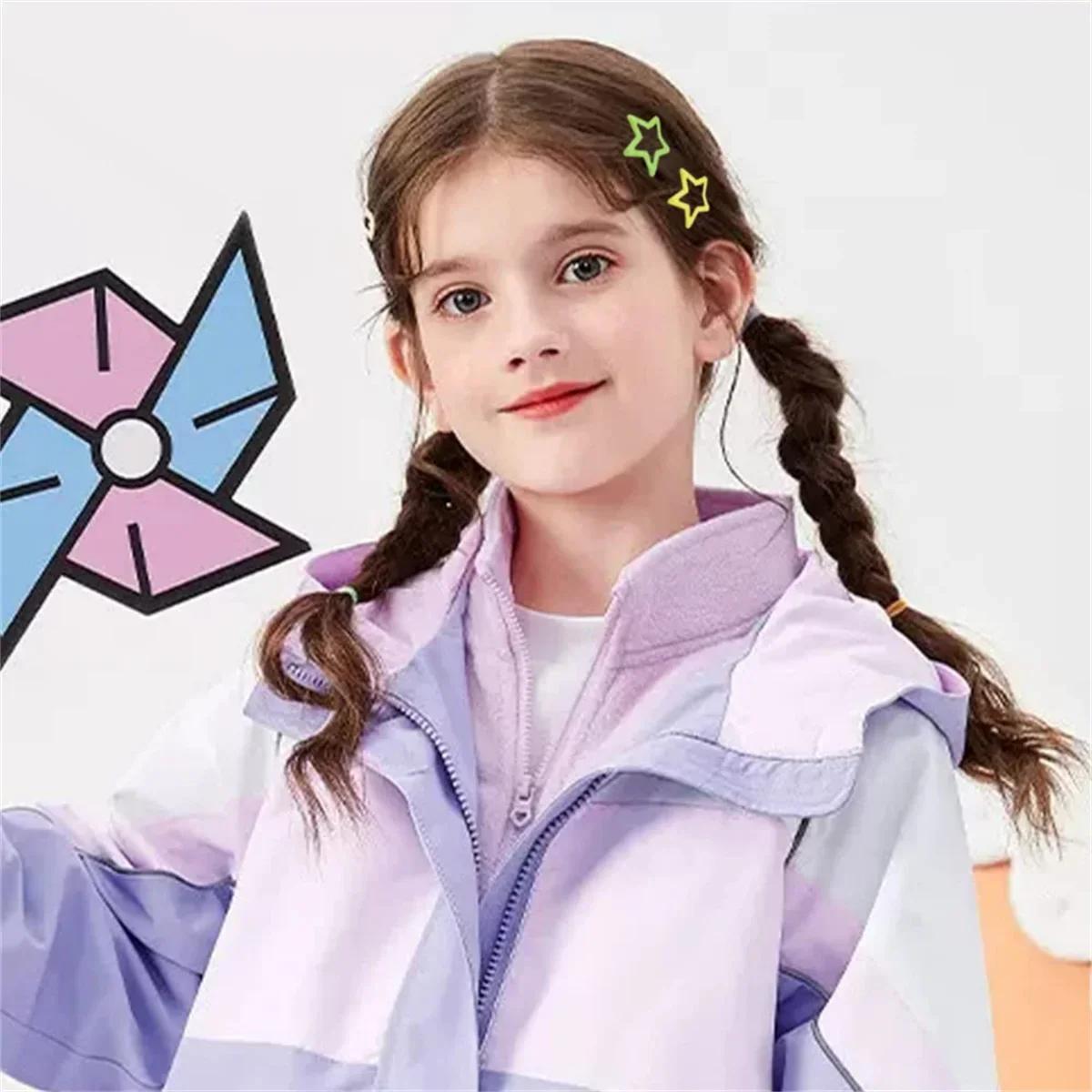 Pinces à cheveux étoile colorée aléatoire BB, 30/60/90 pièces, Barrettes étoiles mignonnes, Clip à p