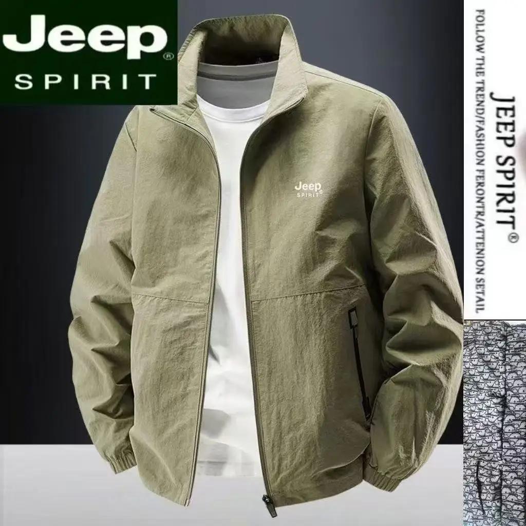 Veste à col montant Jeep Spirit 2026, une tenue de travail décontractée grande taille, idéale pour l