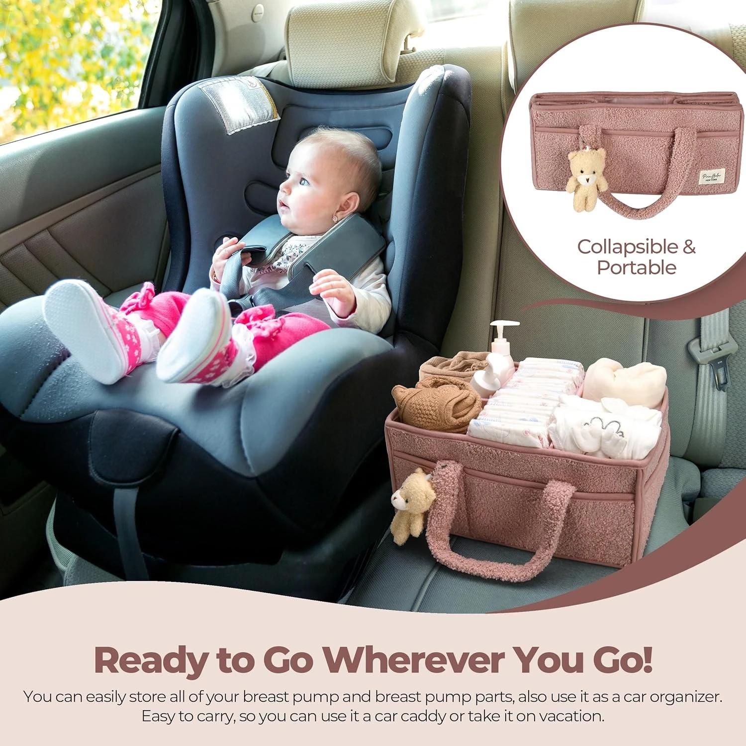 Organisateur de caddie à couches pour bébé, pour Table à langer, empiloirs et caddies en peluche, sa
