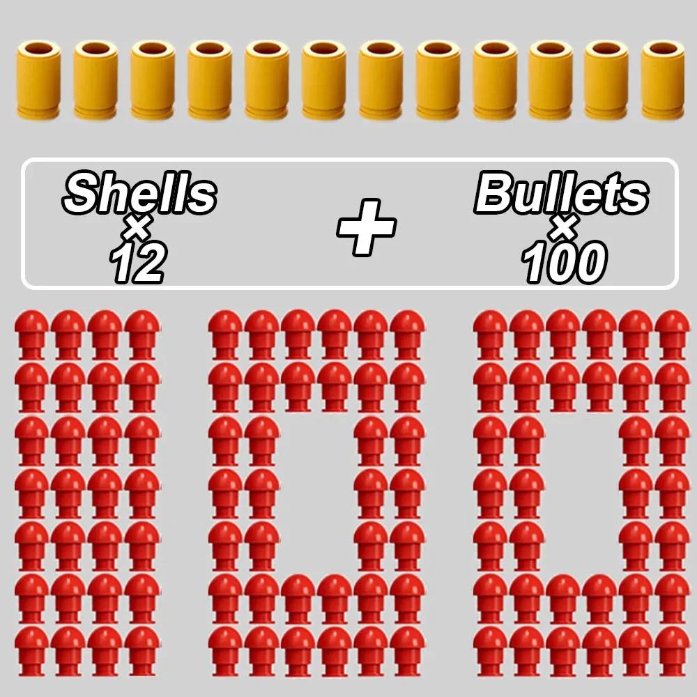 Balles de pistolet jouet à éjection de coquille pour M1911 SIG17 USP, accessoires réutilisables, jeu