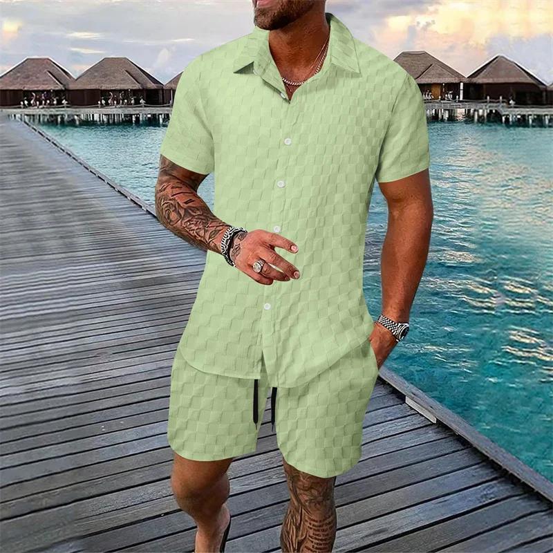 6 couleurs européennes et américaines nouvelle mode d'été pour hommes couleur pure décontracté mélan