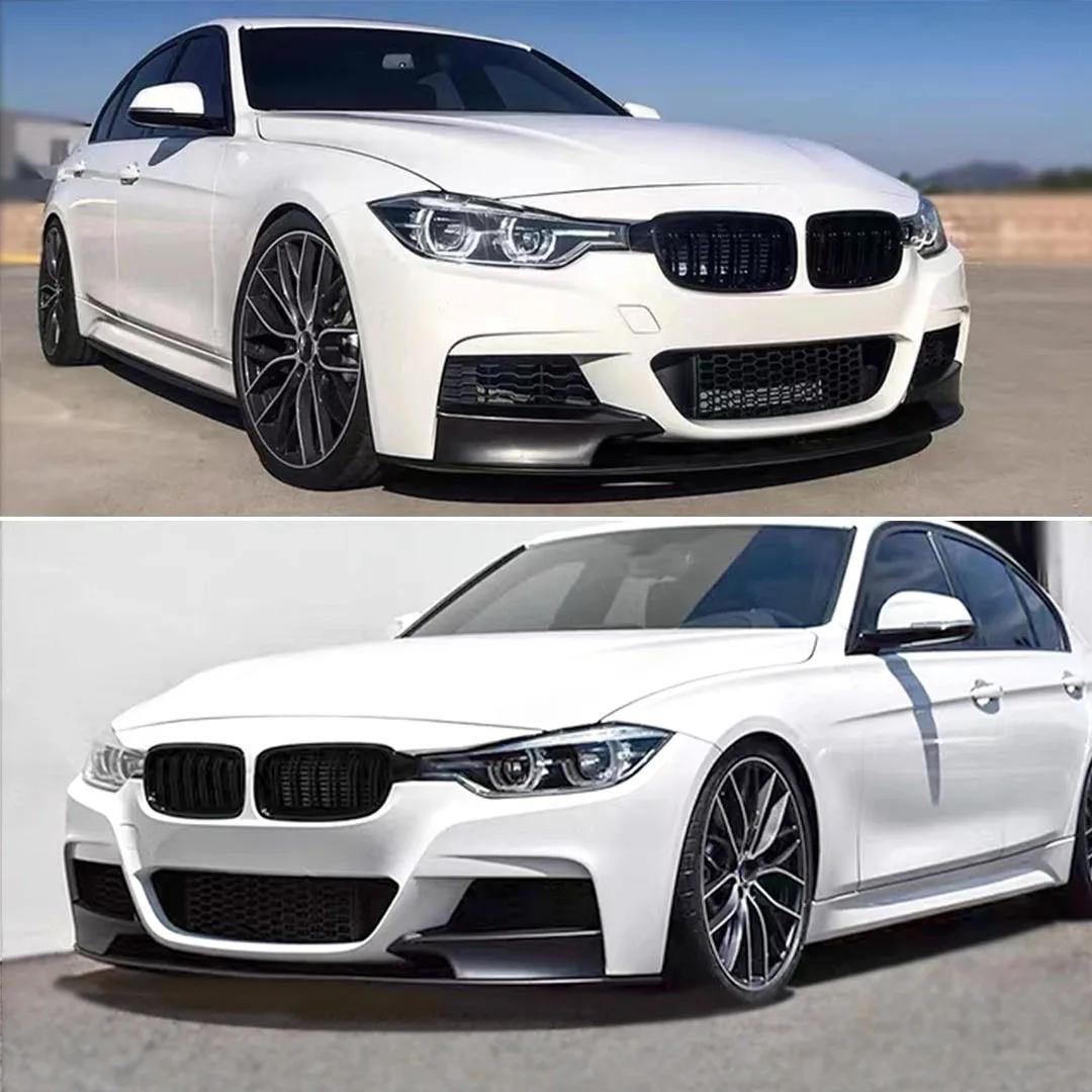 Becquet avant de Style M, séparateur de menton, barrage d'air pour BMW série 3 F30 F31 328i 330i 335