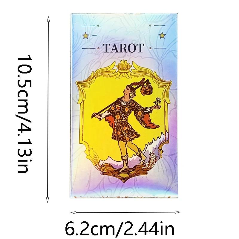 Tarot Oracle 78 pièces cartes spécialement conçues divertissement familial destin Divination jeu de 