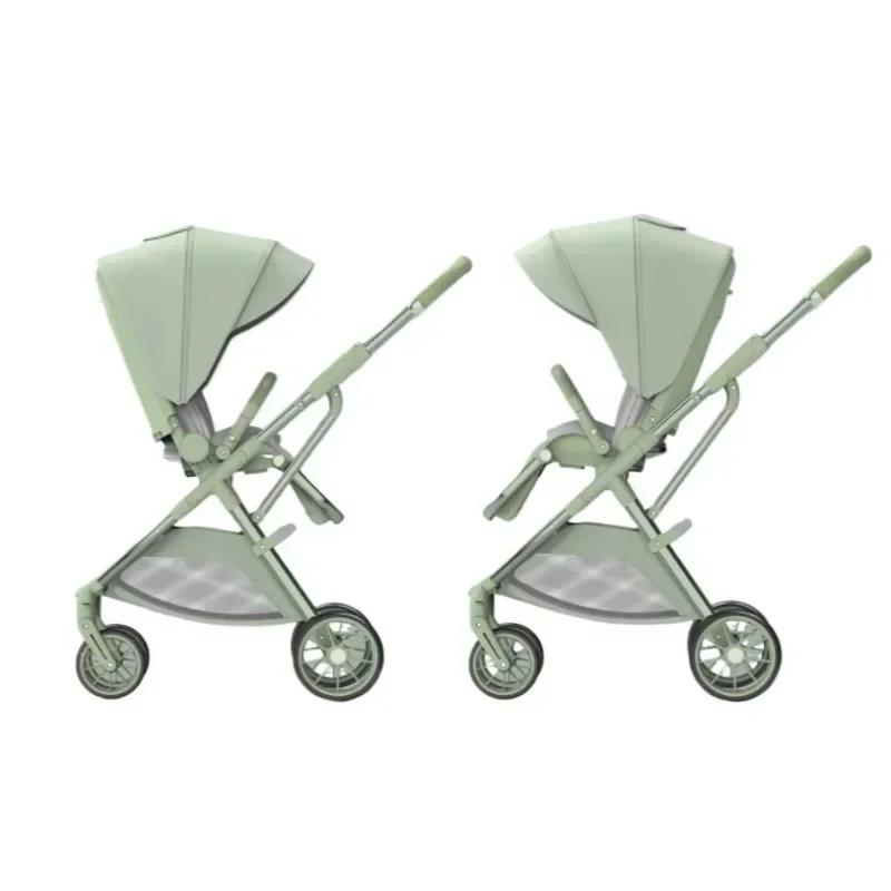 Poussette bébé portable pliable bidirectionnelle multifonction légère avec sac de maman poussette bé