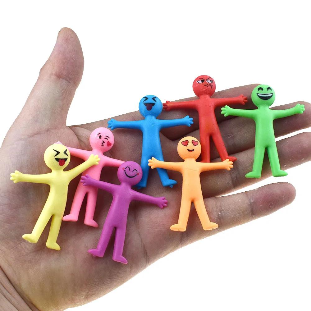 Jouet de beurre en plastique souple TPR, 10 pièces, extensible, commandé, mignon, coloré, jaune, sou