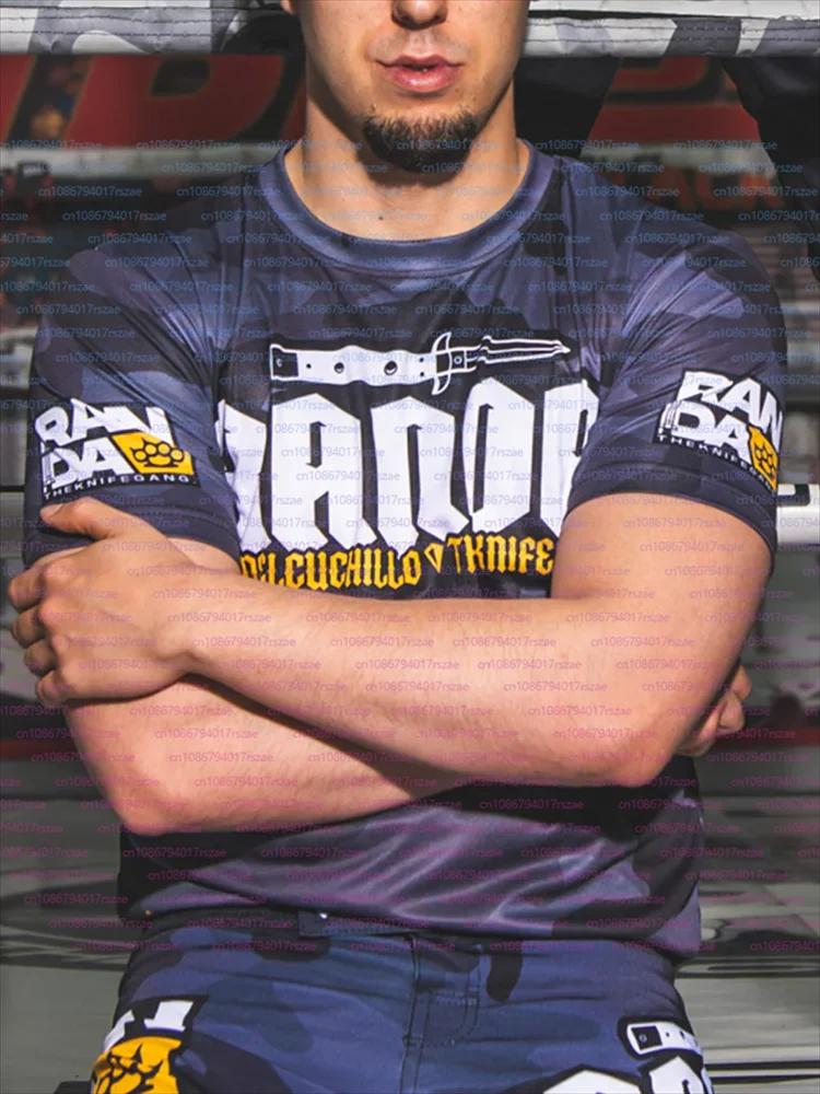 Vêtements de sport de boxe en plein air RANDA Camouflage Fans Jersey vêtements de combat d'entraînem