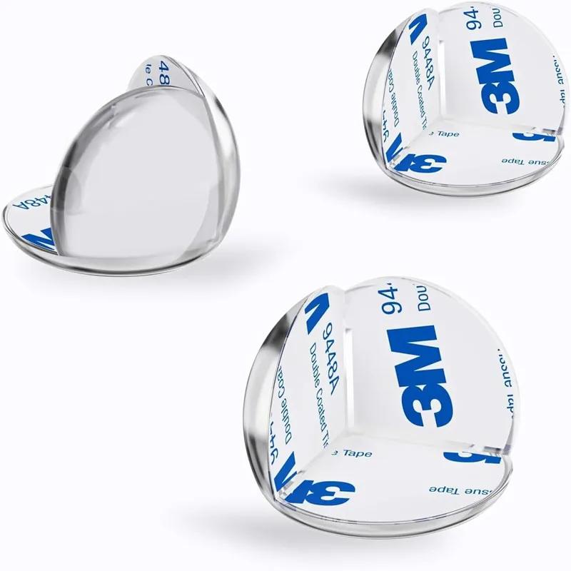 Protecteurs de coins de table pour bébé, protections anti-collision transparentes pour enfants, couv