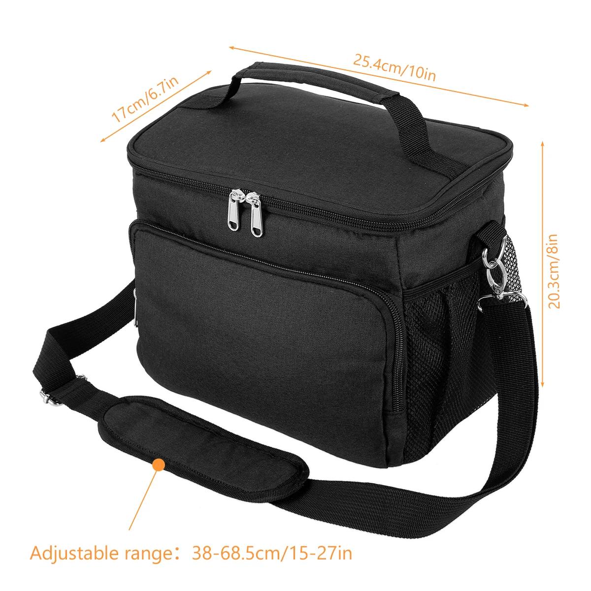Sac à déjeuner isolé pour femmes et hommes, grand sac isotherme, boîte à déjeuner réutilisable, rési