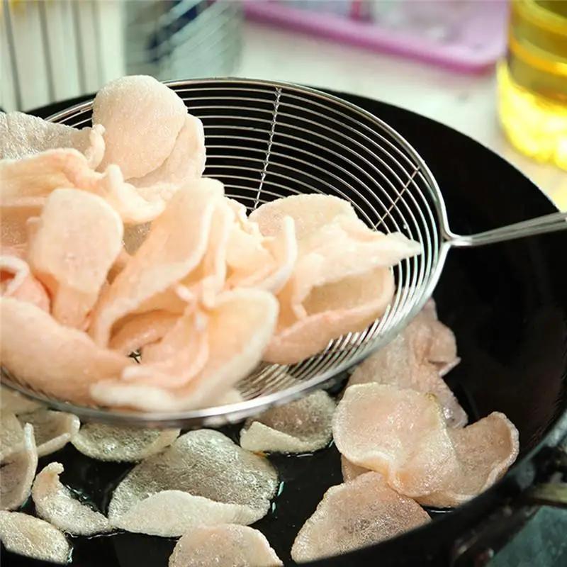 Écumoire naren acier inoxydable, filtre à maille, marmite à huile, ustensiles de cuisine, passoire f