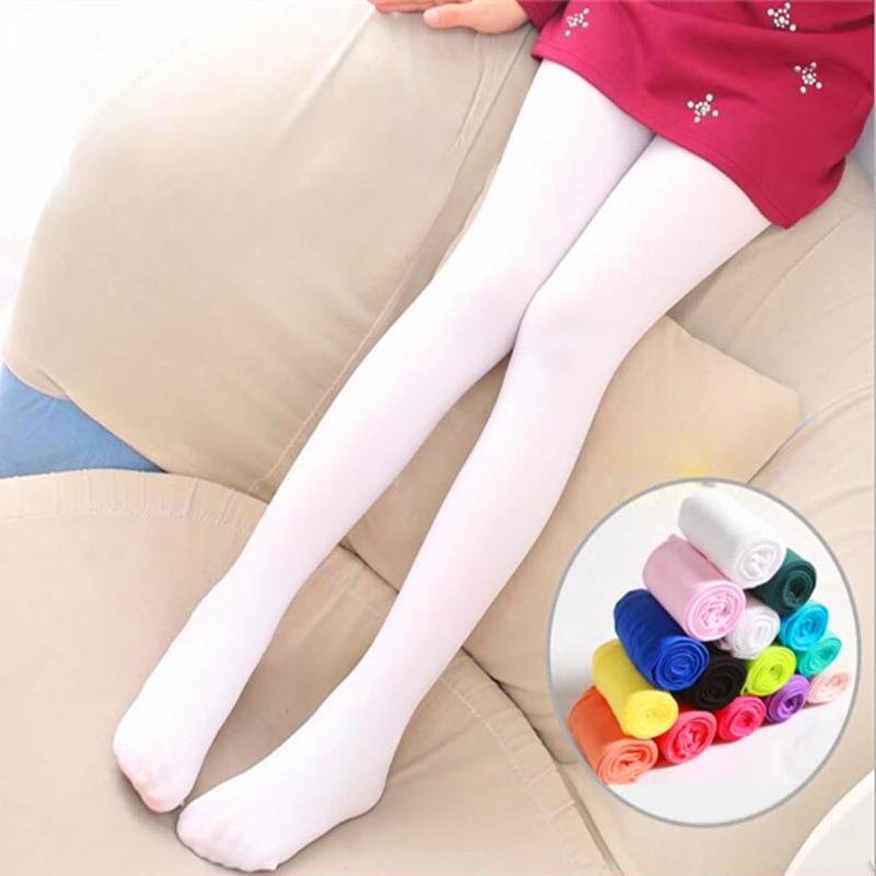 Collants d'été couleur bonbon pour enfants, collants de danse de Ballet pour filles, bas en velours 
