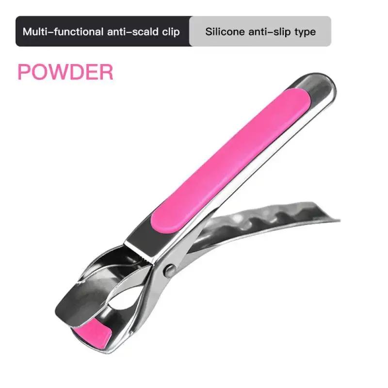 Plaque de cuisine Anti-brûlure, bol, support de Pot, pince en acier inoxydable, Clip Anti-chaleur, o