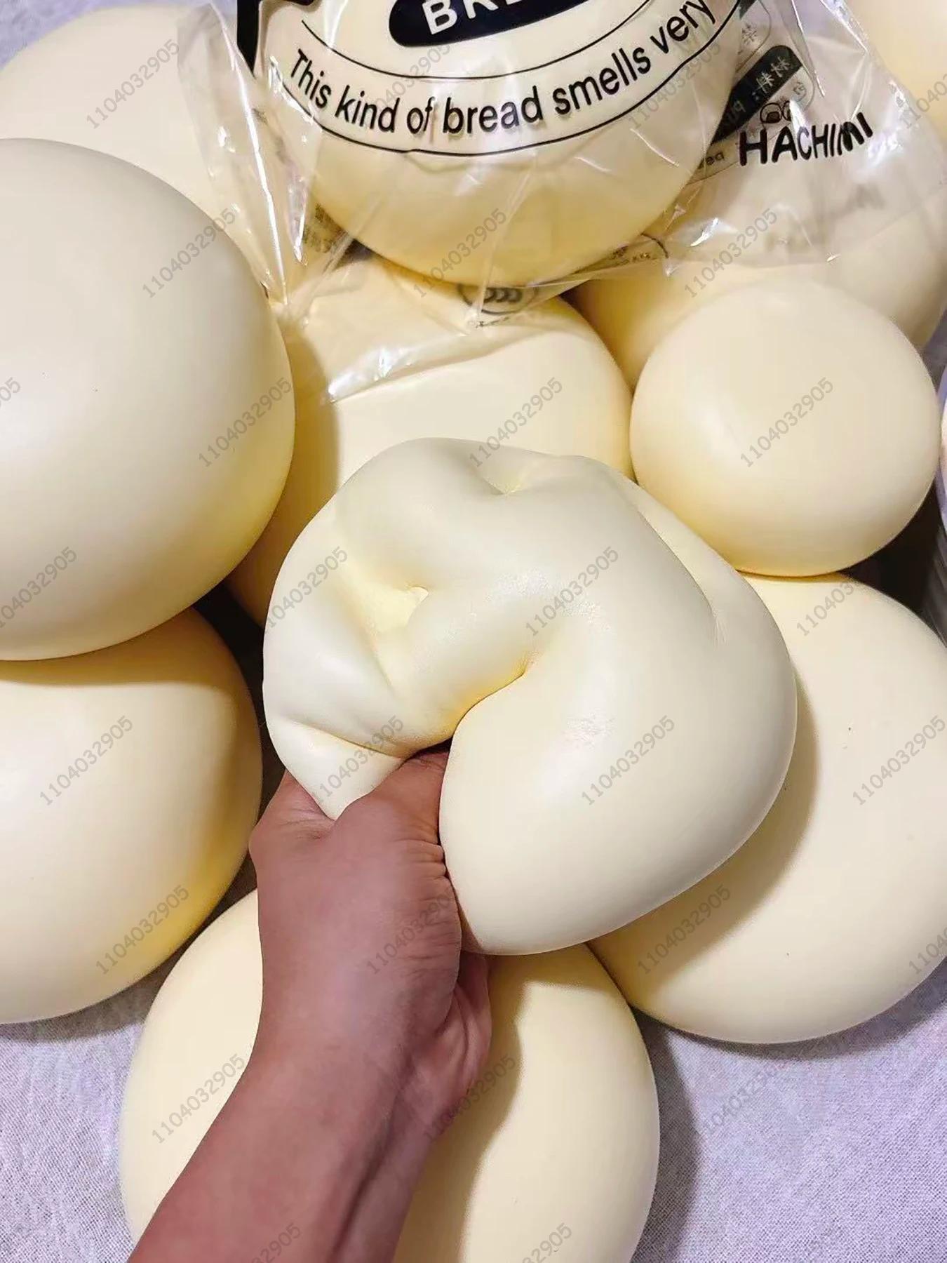Squishy simulé Super grand chignon de lait Fidget jouets humide lente montée Antistress presser joue