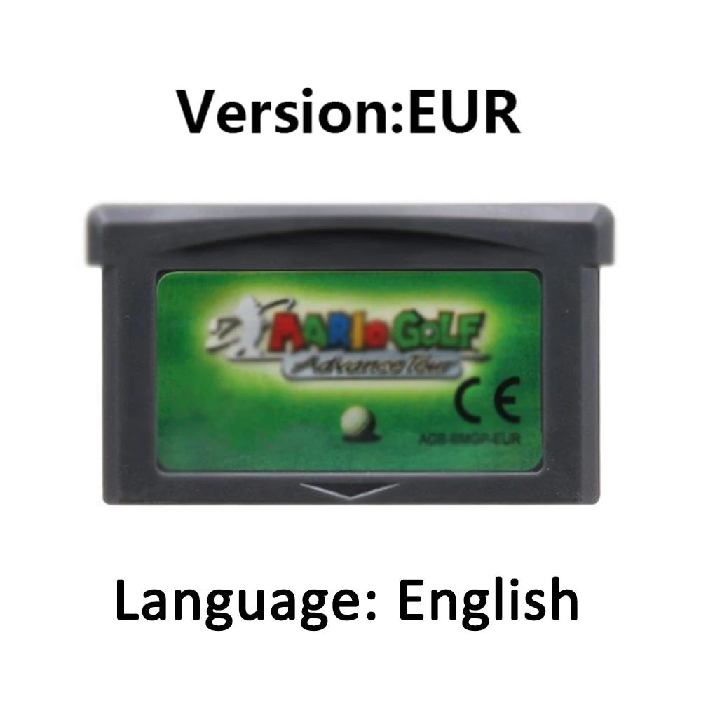 Cartes de jeux Mario GBA, Version européenne et américaine, cartouche de jeu GBA, Console de jeu vid