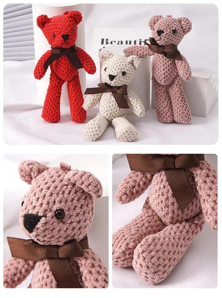 Ours en peluche ananas doux de 16cm, Mini ours en peluche, poupées, petit cadeau pour fête de mariag
