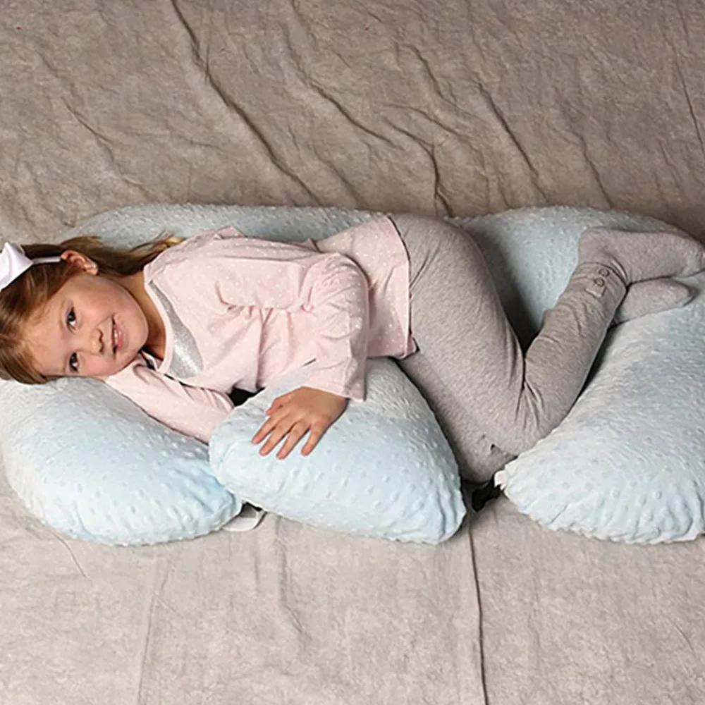 Coussin d'Allaitement Amovible pour Jumeaux, Doux, Anti-crachat de Lait, Multifonctionnel