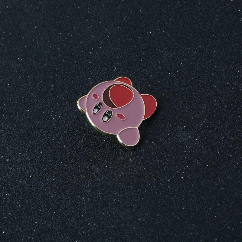 Kirby Anime broches pour sacs à dos Badges sur Manga émail broche accessoires pour bijoux choses mig