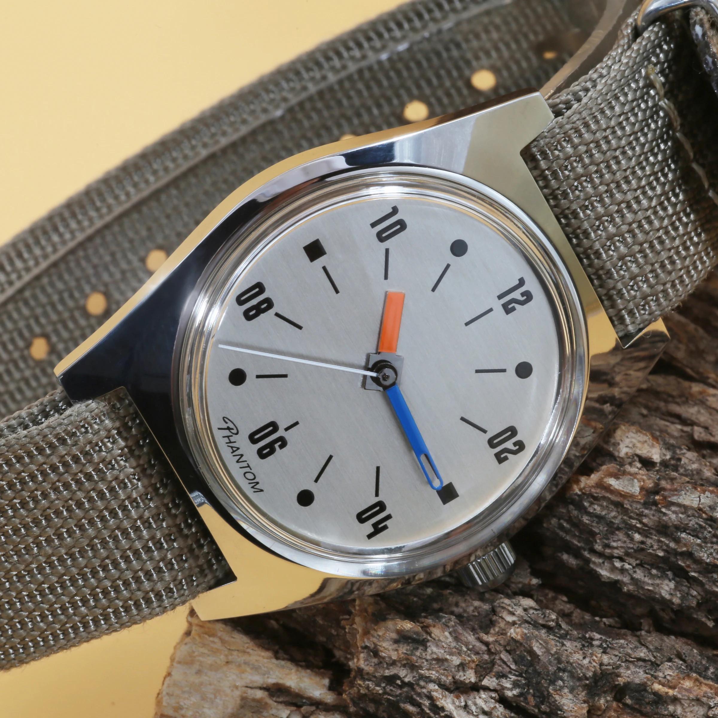 Montre mécanique à vent manuel pour hommes, 36mm, rétro, Business, classique, Simple, pour Couple, 7
