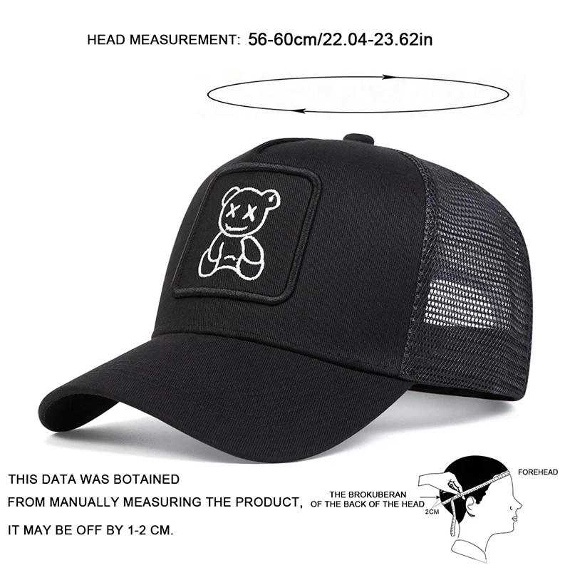 Casquettes de Baseball unisexes XX Little Bear brodées, chapeaux décontractés réglables pour l'extér